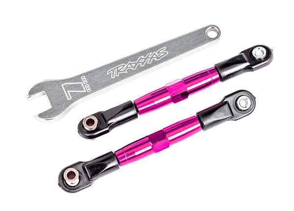 Traxxas 2444P Front Pink Turnbuckles or Camber Links 47mm for Bandit