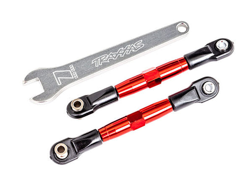 Traxxas 2444R Front Red Turnbuckles or Camber Links 47mm for Bandit