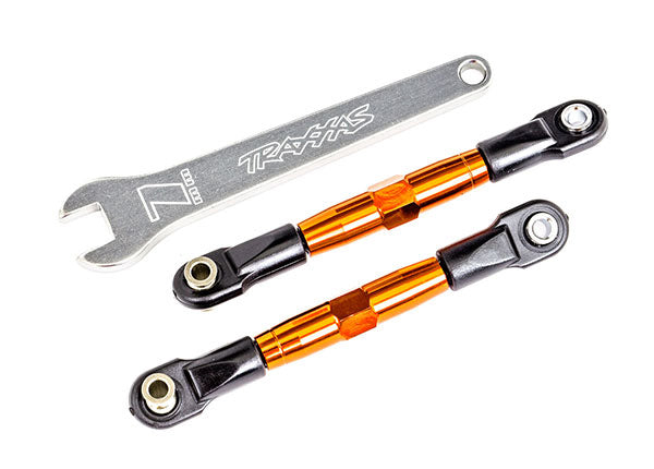 Traxxas 2444T Front Orange Turnbuckles or Camber Links 47mm for Bandit
