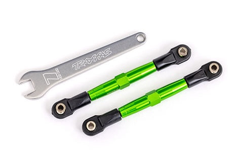 Traxxas 2445G Green 55mm Turnbuckles and Toe Links Stock for Bandit