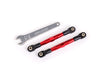 Traxxas 2445R Front Red 55mm Turnbuckles and Toe Links Stock for Bandit