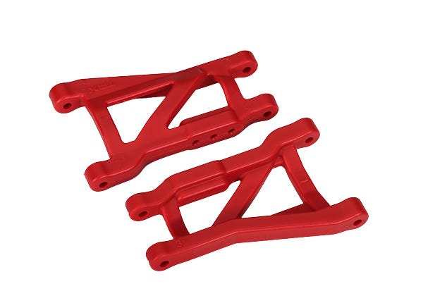 Traxxas 2750L Red Rear Heavy Duty Suspension A-Arms for Bandit and Drag Car Builds