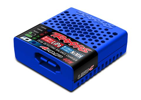 Traxxas 2985  USB-C Multi-Chemistry 40W iD® Charger (6-7 cell NiMH/2-3S LiPo)
