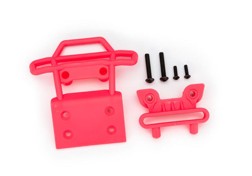 Traxxas 3621 Pink Front Bumper and Bumper Mount for Bigfoot 2WD