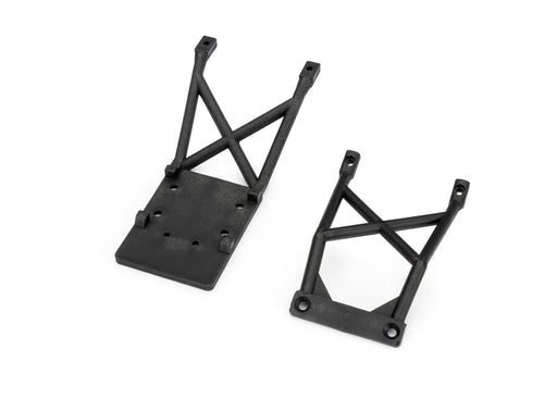 Traxxas 3623 Black Front and Rear Skid Plates Bigfoot Stampede
