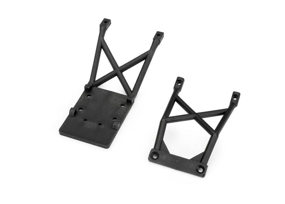 Traxxas 3623 Black Front and Rear Skid Plates Bigfoot Stampede