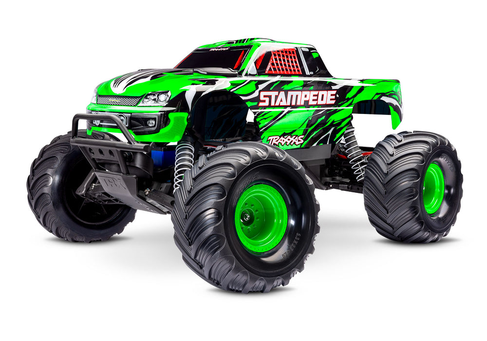 Traxxas 36254-8 Green 2WD Stampede RTR 1/10 XL-5 Monster Truck with Battery