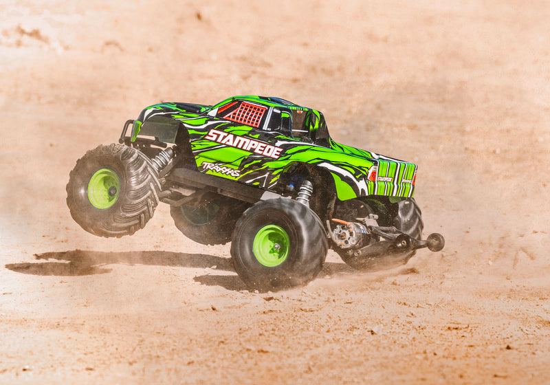 Traxxas 36254-8 Green 2WD Stampede RTR 1/10 XL-5 Monster Truck with Battery