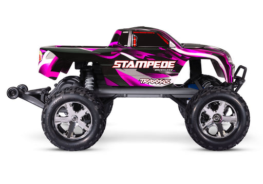 Traxxas 36354-4 Pink 2WD BL-2S Stampede
