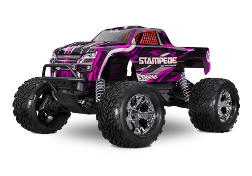 Traxxas 36354-4 Pink 2WD BL-2S Stampede
