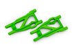 Traxxas 3655-GRN Green Heavy Duty Suspension A-Arms Left and Right for Slash Rustler Stampede and Others