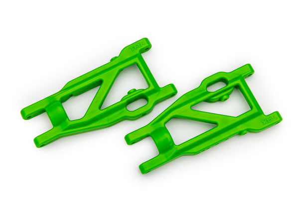 Traxxas 3655-GRN Green Heavy Duty Suspension A-Arms Left and Right for Slash Rustler Stampede and Others