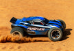 Traxxas 37054-8 Blue 2WD Rustler RTR 1/10 XL-5 Stadium Truck with Battery and USB-C Charger
