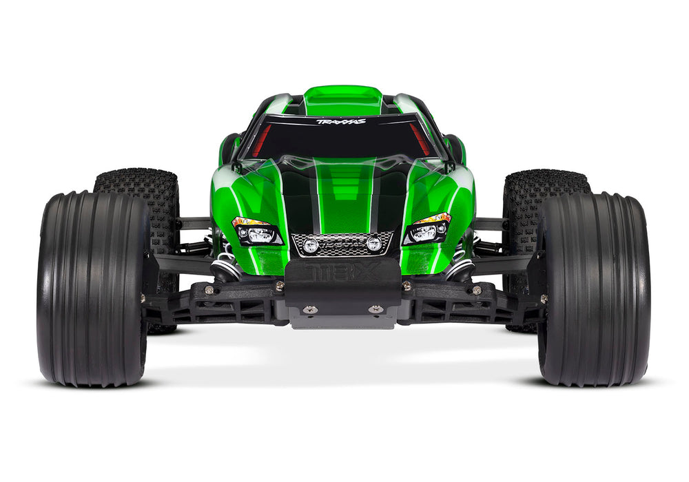Traxxas 37054-8 Green 2WD Rustler RTR 1/10 XL-5 Stadium Truck with Battery and USB-C Charger
