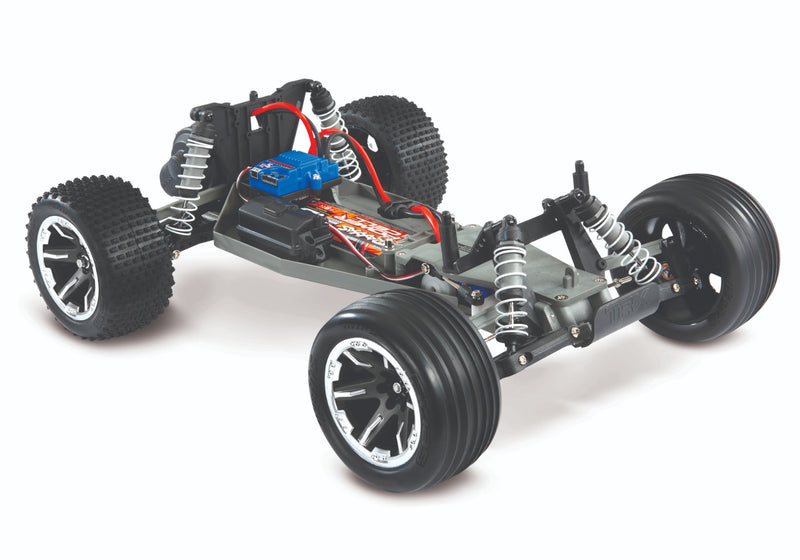 Traxxas 37054-8 Red 2WD Rustler RTR 1/10 XL-5 Stadium Truck with Battery and USB-C Charger