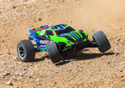 Traxxas 37254-8 1/10 Green Heavy Duty Rustler USB-C