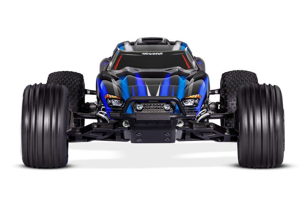 Traxxas 37354-4 Blue 2WD Rustler RTR 1/10 BL-2S Stadium Truck
