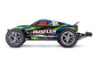 Traxxas 37354-4 Green 2WD Rustler RTR 1/10 BL-2S Stadium Truck