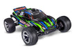 Traxxas 37354-4 Green 2WD Rustler RTR 1/10 BL-2S Stadium Truck