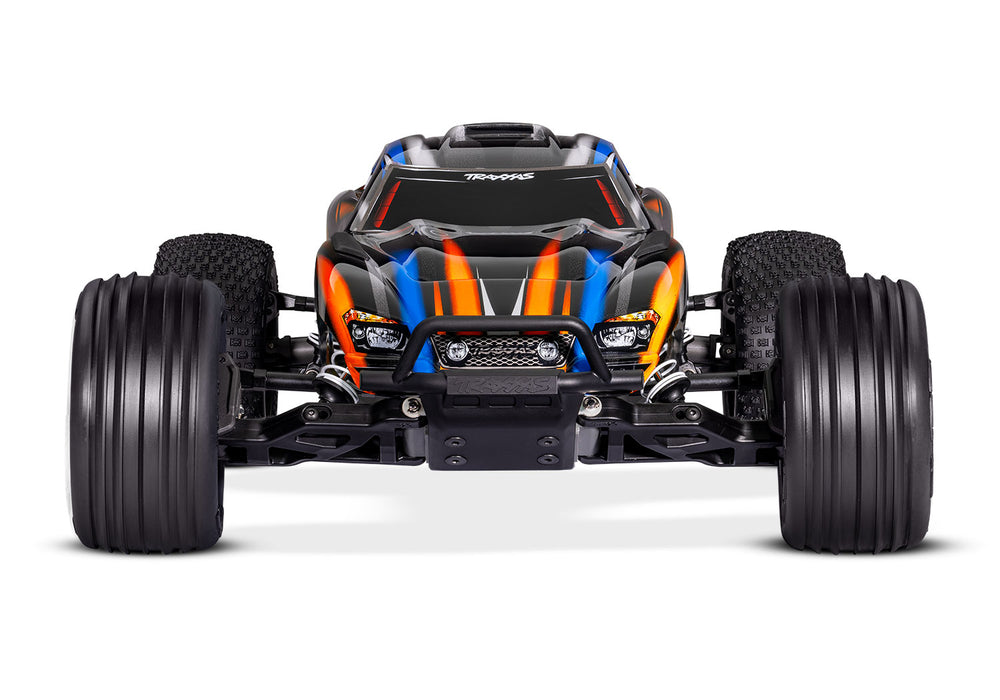 Traxxas 37354-4 Orange 2WD Rustler RTR 1/10 BL-2S Stadium Truck