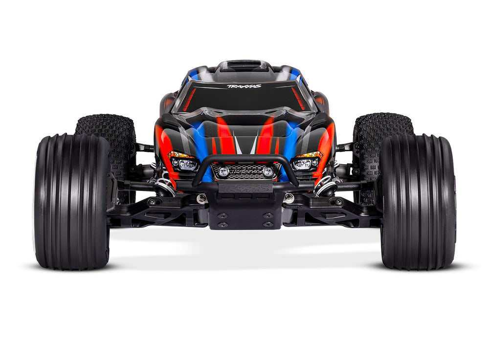 Traxxas 37354-4 Red 2WD Rustler RTR 1/10 BL-2S Stadium Truck