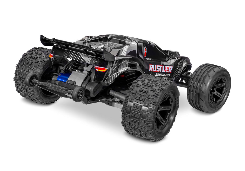 Traxxas 37454-4 Rustler XL3 1/10 Scale RTR 2WD Brushless Stadium Truck Black