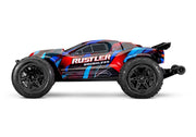 Traxxas 37454-4 Rustler XL3 1/10 Scale RTR 2WD Brushless Stadium Truck Red