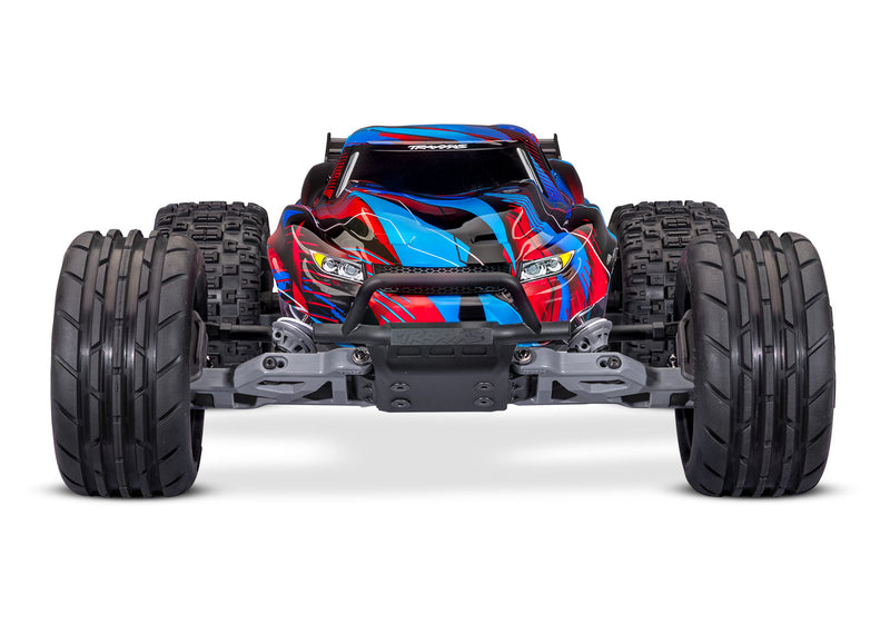 Traxxas 37454-4 Rustler XL3 1/10 Scale RTR 2WD Brushless Stadium Truck Red