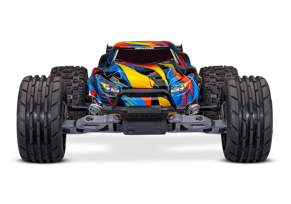 Traxxas 37454-4 Rustler XL3 1/10 Scale RTR 2WD Brushless Stadium Truck Yellow