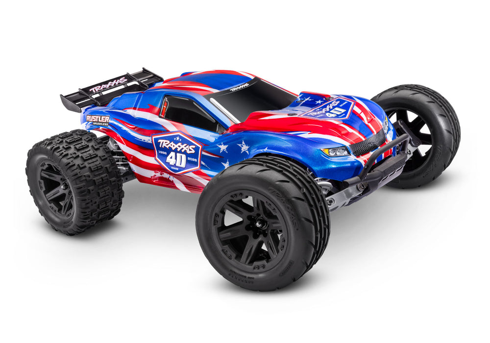 Traxxas 37454-4 Rustler XL3 40th Anniversary 1/10 Scale RTR 2WD Brushless Stadium Truck