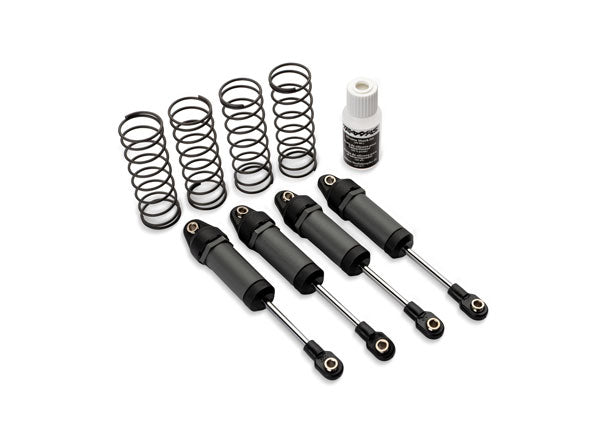 Traxxas 3760-GRAY Ultra Shocks with Pre-Load Spacers and Springs (Set of 4)