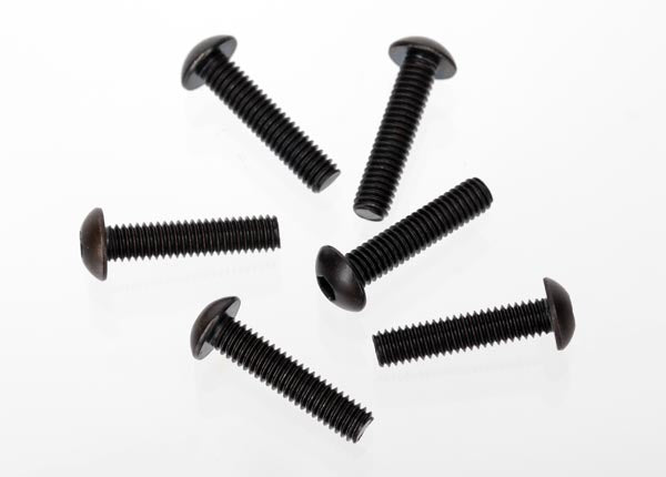 Traxxas 3929 4m x 18mm Button Head Machine Screws 6 Pack