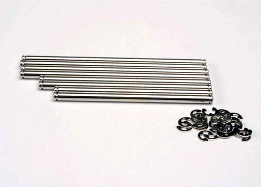 Traxxas 4939X Stainless Steel Suspension Pin Set with E-Clips for E/T-Maxx