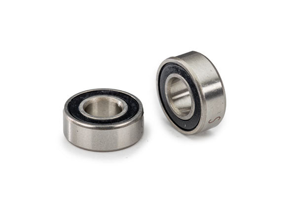 Traxxas 5116X 5x11x4mm Black Rubber Stainless Sealed Ball Bearing (2 Pack) 