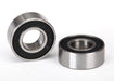 Traxxas 5180A Ball Bearings with Black Rubber 6x13x5mm (2 Pack)