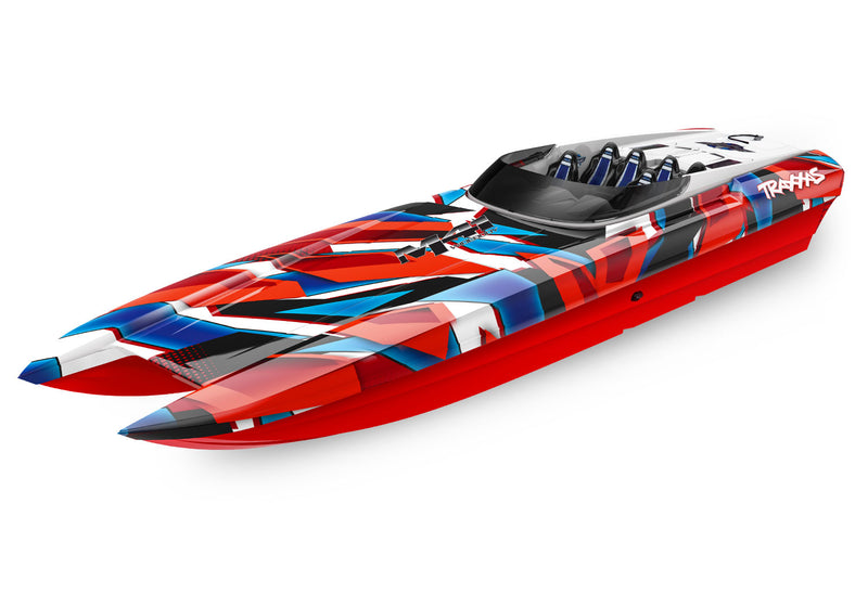 Traxxas 57046-4 DCB M41 Widebody Catamaran Electric Boat Red