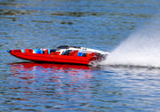 Traxxas 57046-4 DCB M41 Widebody Catamaran Electric Boat Red