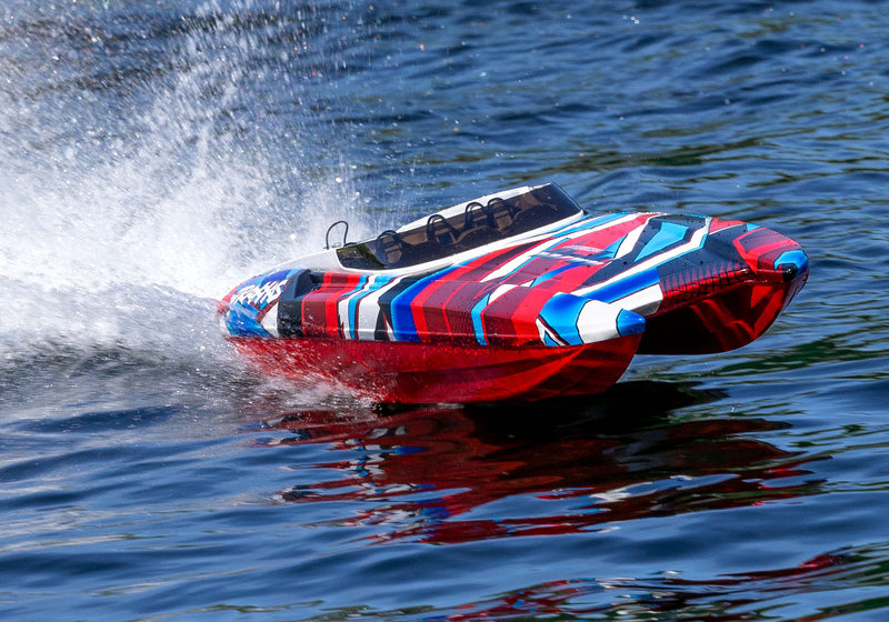Traxxas 57046-4 DCB M41 Widebody Catamaran Electric Boat Red
