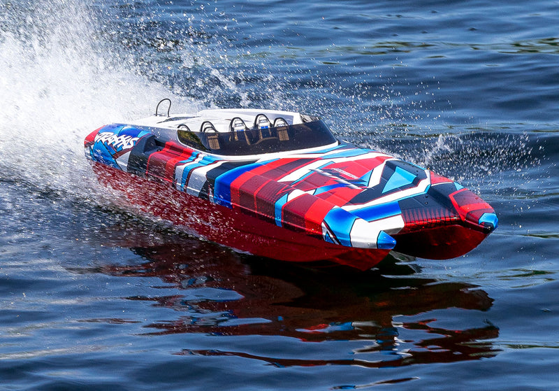 Traxxas 57046-4 DCB M41 Widebody Catamaran Electric Boat Red
