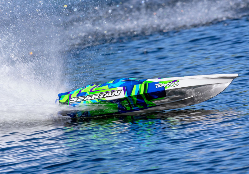 Traxxas 57076-4 Spartan Brushless 36' Race Boat Green