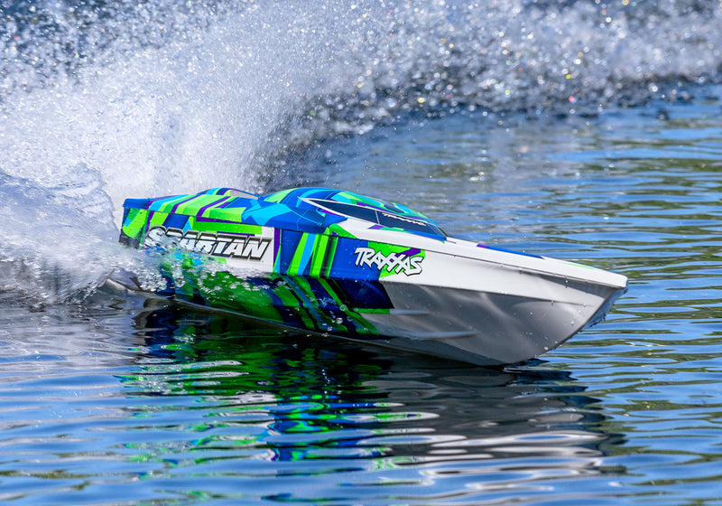 Traxxas 57076-4 Spartan Brushless 36' Race Boat Green