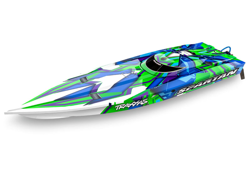 Traxxas 57076-4 Spartan Brushless 36' Race Boat Green
