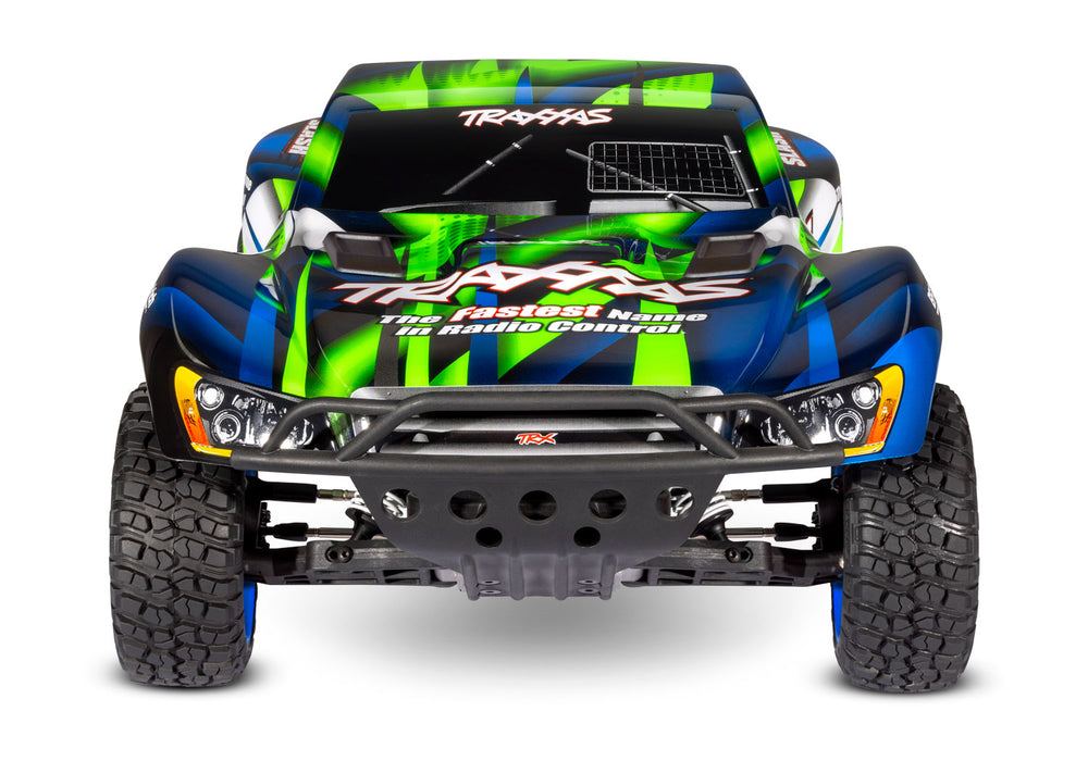 Traxxas 58034-8 Green Slash RTR 1/10 XL-5 Stadium Truck with Battery and USB-C Charger