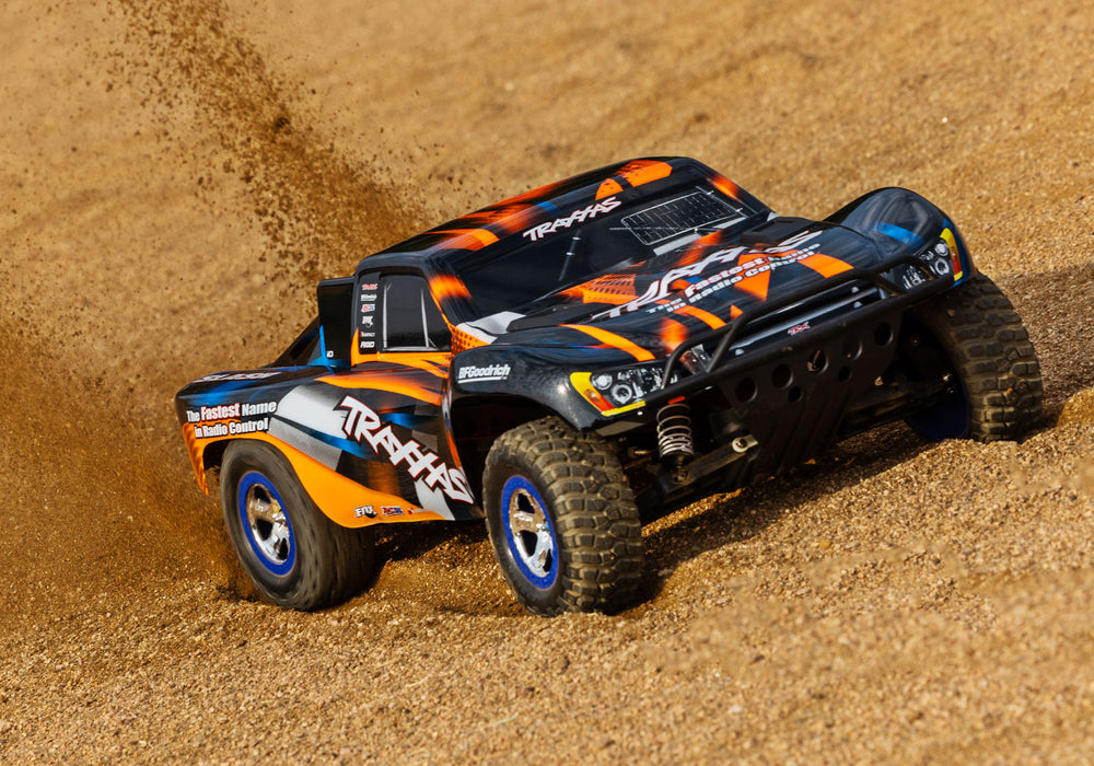 Traxxas 58034-8 Orange Slash RTR 1/10 XL-5 Stadium Truck with Battery and USB-C Charger