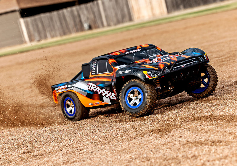 Traxxas 58034-8 Orange Slash RTR 1/10 XL-5 Stadium Truck with Battery and USB-C Charger