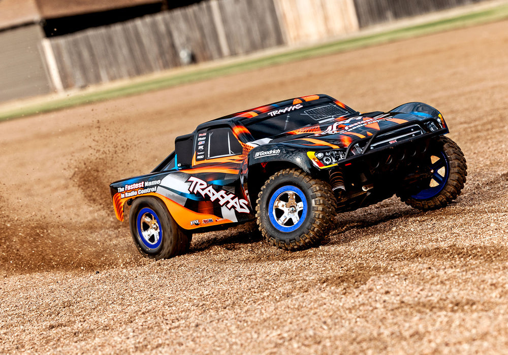 Traxxas 58034-8 Orange Slash RTR 1/10 XL-5 Stadium Truck with Battery and USB-C Charger
