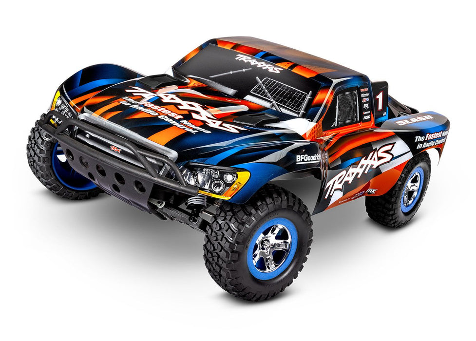 Traxxas 58034-8 Orange Slash RTR 1/10 XL-5 Stadium Truck with Battery and USB-C Charger