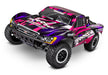 Traxxas 58034-8 Pink Slash RTR 1/10 XL-5 Stadium Truck with Battery and USB-C Charger
