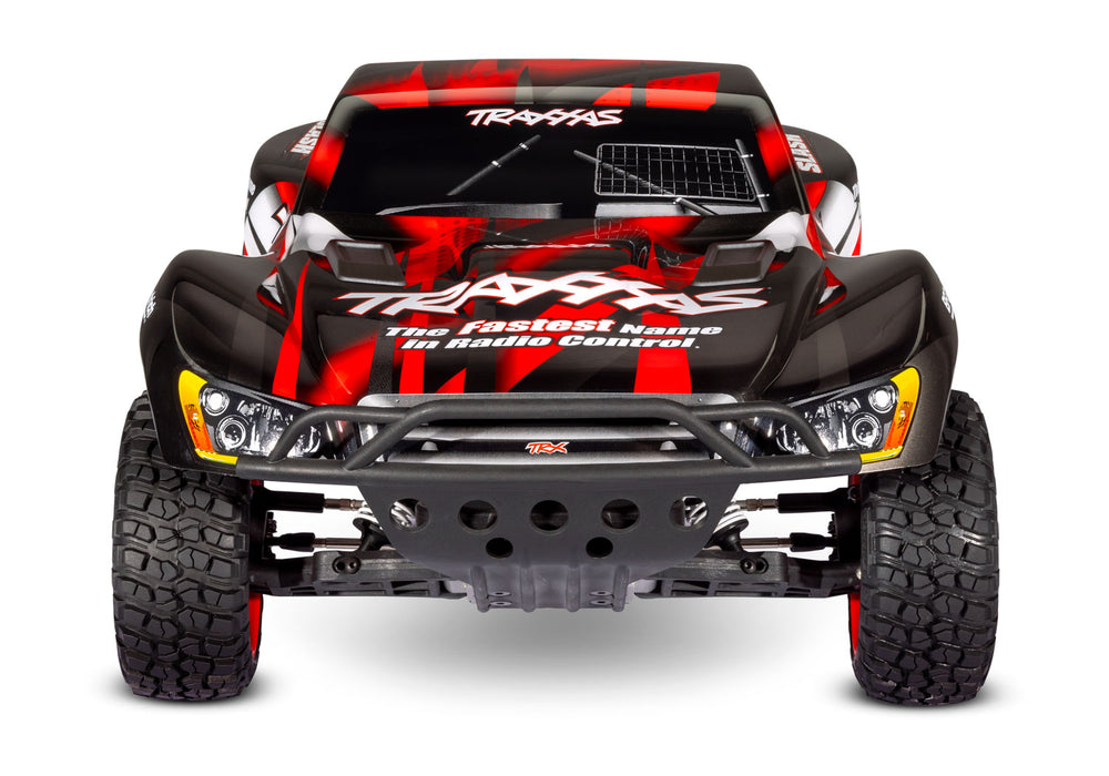 Traxxas 58034-8 Red Slash RTR 1/10 XL-5 Stadium Truck with Battery and USB-C Charger
