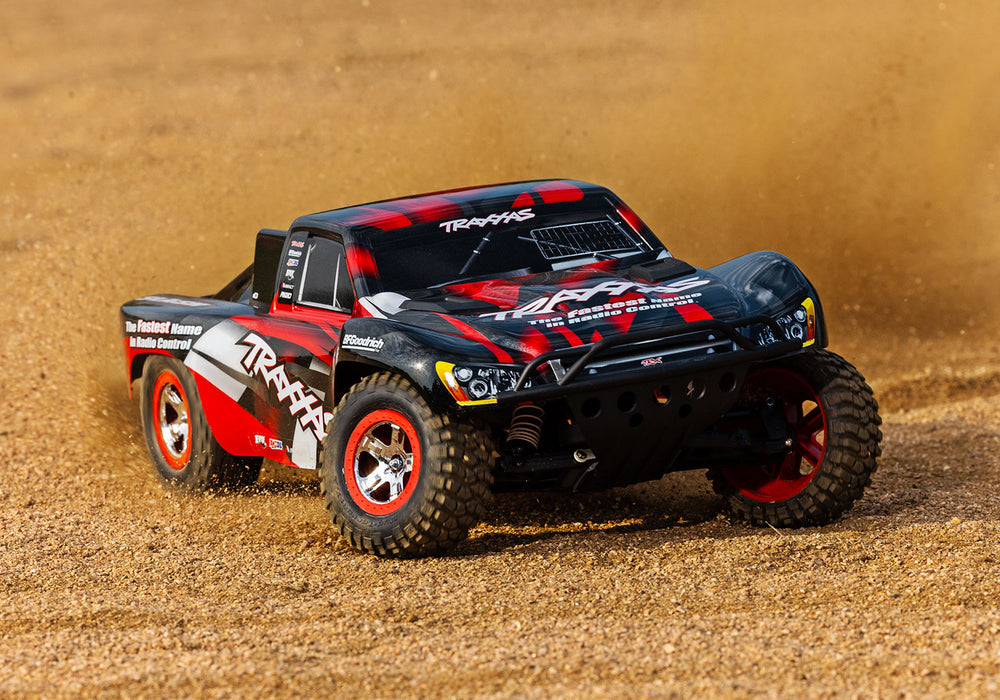 Traxxas 58034-8 Red Slash RTR 1/10 XL-5 Stadium Truck with Battery and USB-C Charger